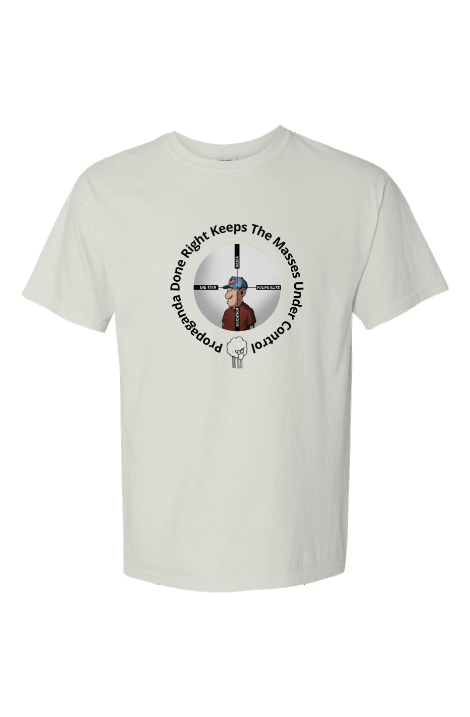 Proper Properganda Ultra Heavy Weight T Shirt whit