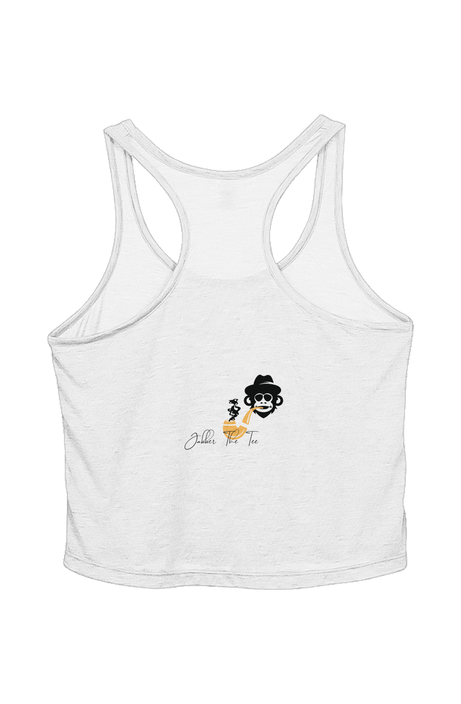 Dont Panic Sheer Cropped Racer Tank