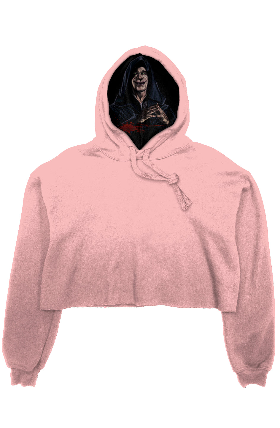 crop fleece hoodie