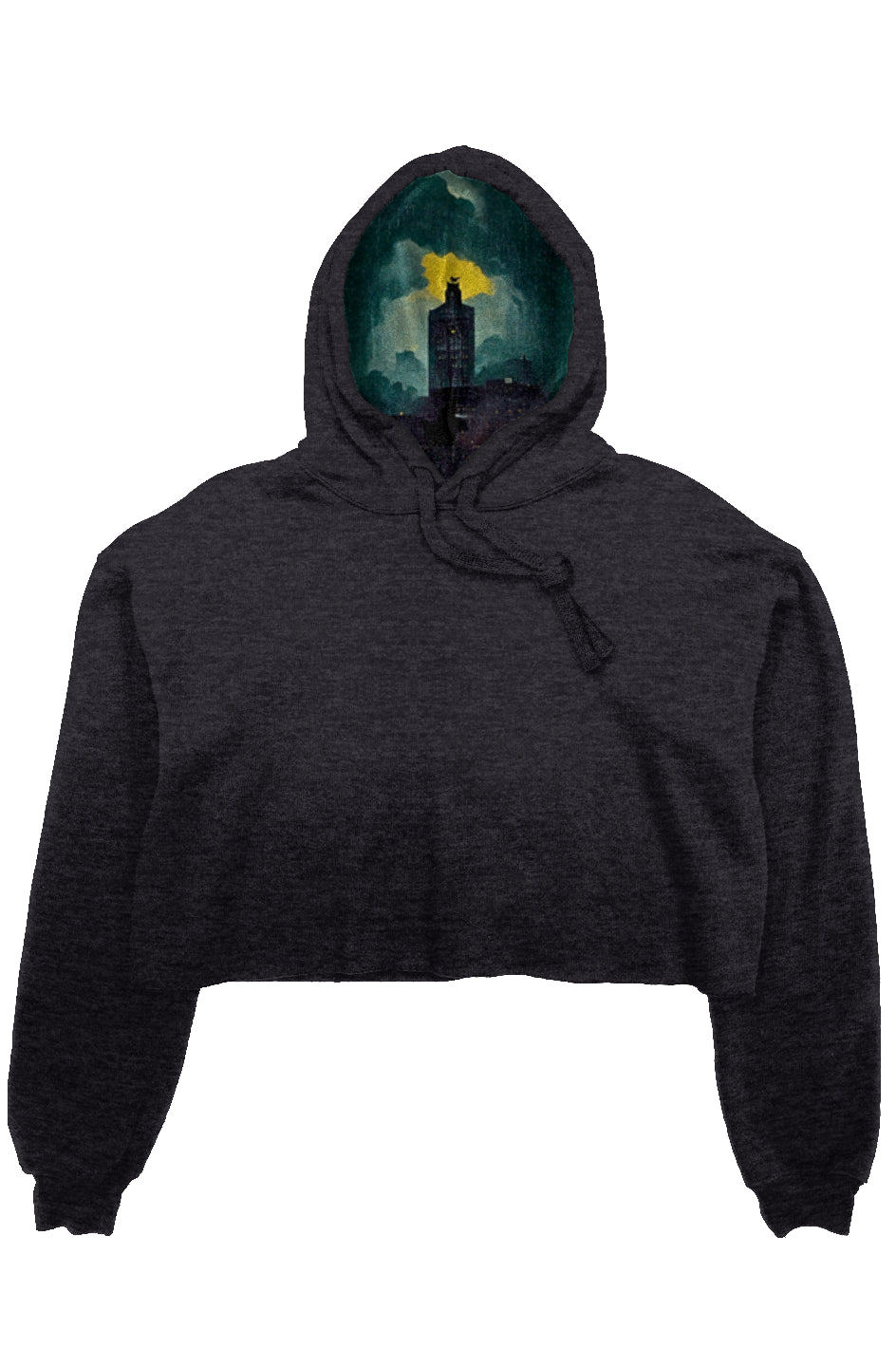 Gotham City cropped hoodie - Made in USA